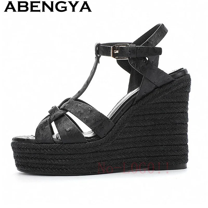 Multicolour Super Thick Sole Wedge High Heel Sandals Women Ankle Buckle Platform Sandals Summer Classics Dress Party Shoes Woman
Multicolour Super Thick Sole Wedge High Heel Sandals Women Ankle Buckle Platform Sandals Summer Classics Dress Party Shoes Woman