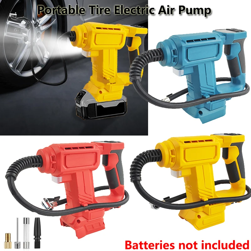 NEW Electric Inflatable Pump For Makita/Milwaukee/Dewalt 18V Battery With Digital Display Portable Car Electric Air Pump Tool
NEW Electric Inflatable Pump For Makita/Milwaukee/Dewalt 18V Battery With Digital Display Portable Car Electric Air Pump Tool