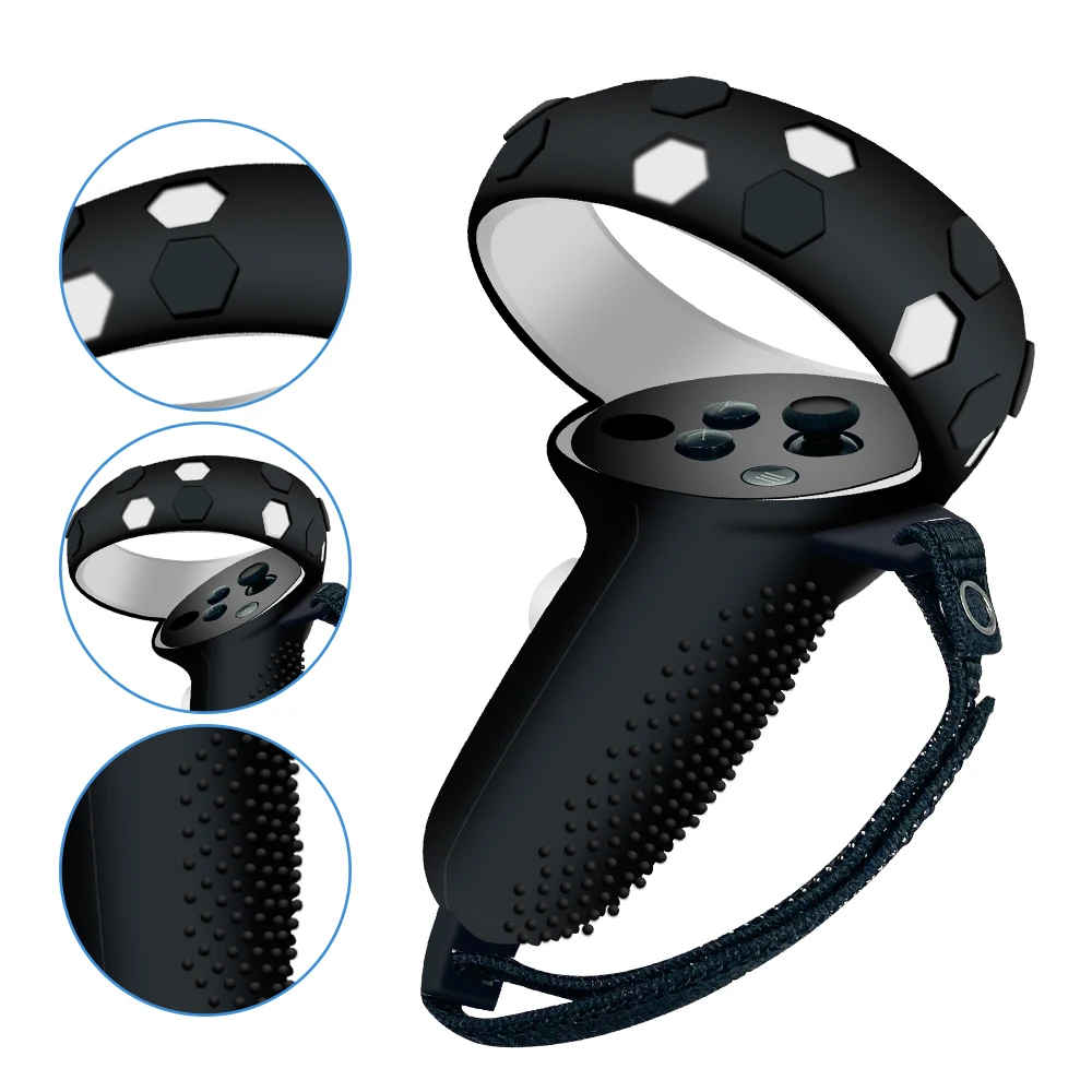 Suitable for Oculus quest2 silicone grip controller silicone protective case anti-drop and anti-loss all-inclusive silicone case
Suitable for Oculus quest2 silicone grip controller silicone protective case anti-drop and anti-loss all-inclusive silicone case