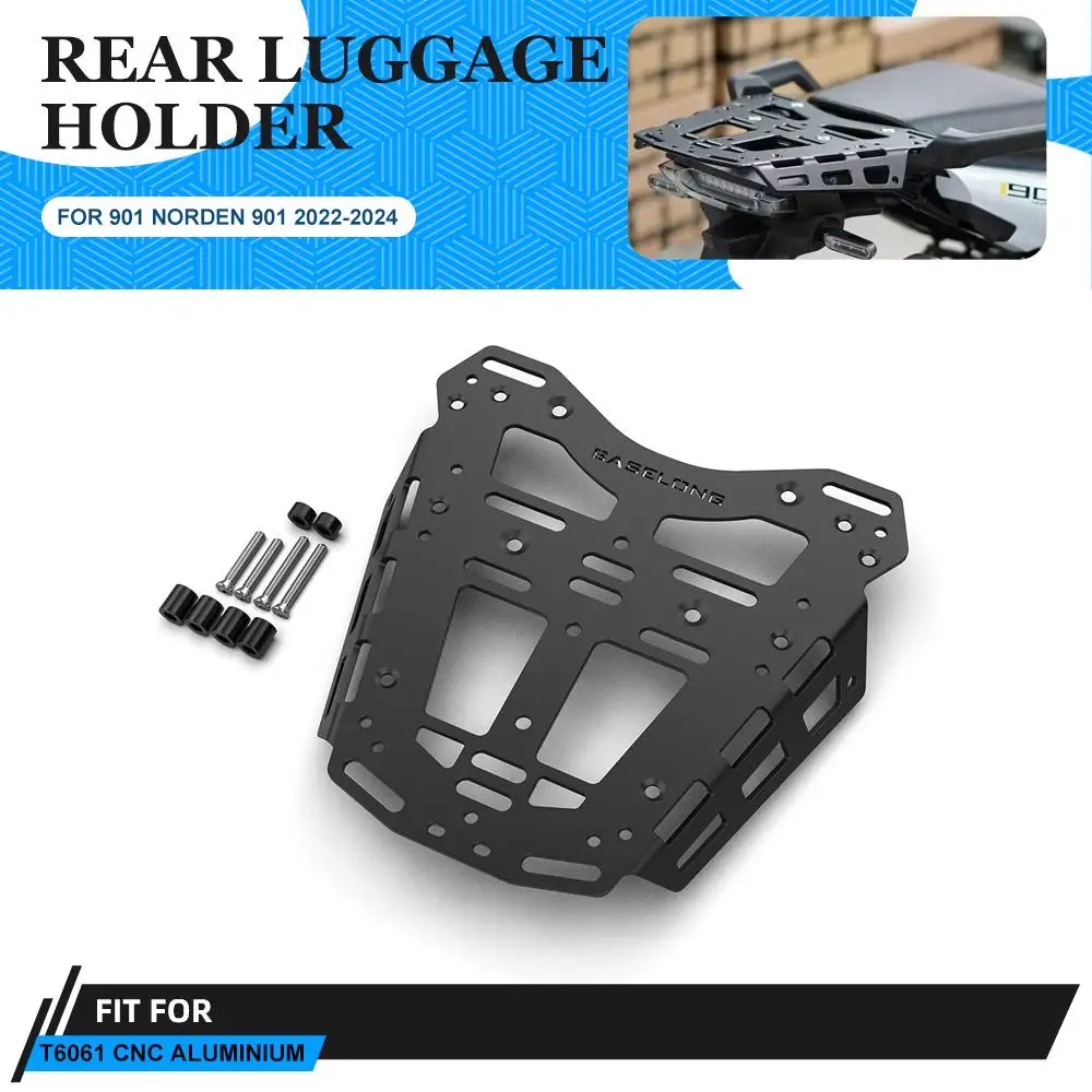 Aluminum For Husqvana 901 Norden 901 2022-2025 Motorcycle Rear Luggage Rack Top Case Bracket Rack-Less Soft Luggage Tool Bag
Aluminum For Husqvana 901 Norden 901 2022-2025 Motorcycle Rear Luggage Rack Top Case Bracket Rack-Less Soft Luggage Tool Bag