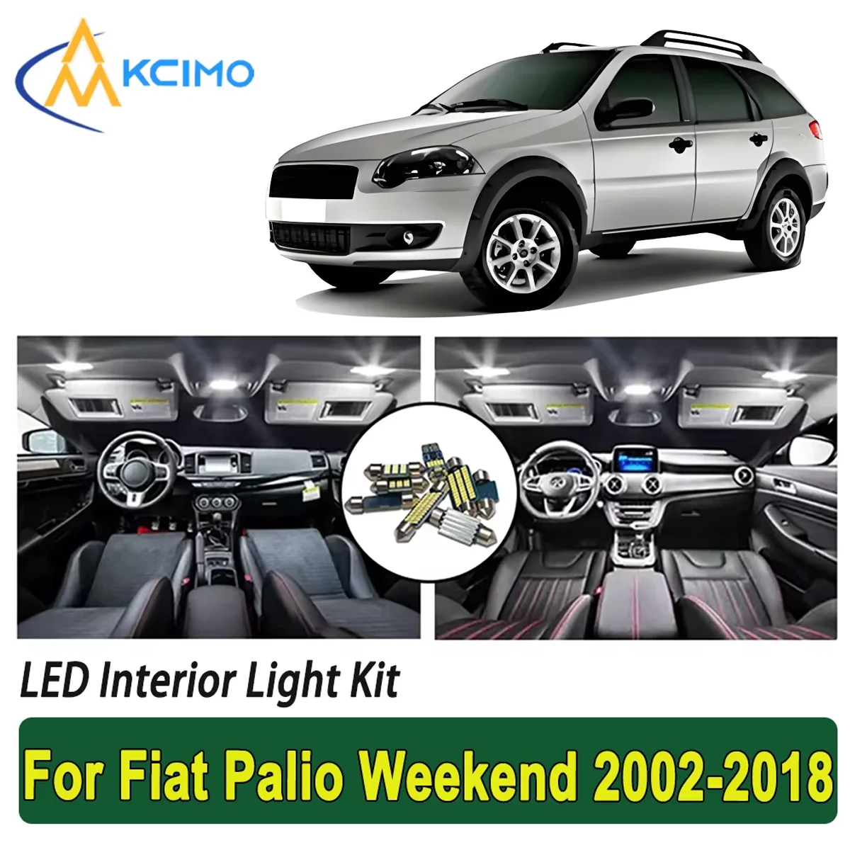New Light Bulb For Fiat Palio Weekend (2002-2018) Premium Bright LED Interior Dome Map Trunk Light Kit Car Led Lamps Canbus Car
New Light Bulb For Fiat Palio Weekend (2002-2018) Premium Bright LED Interior Dome Map Trunk Light Kit Car Led Lamps Canbus Car