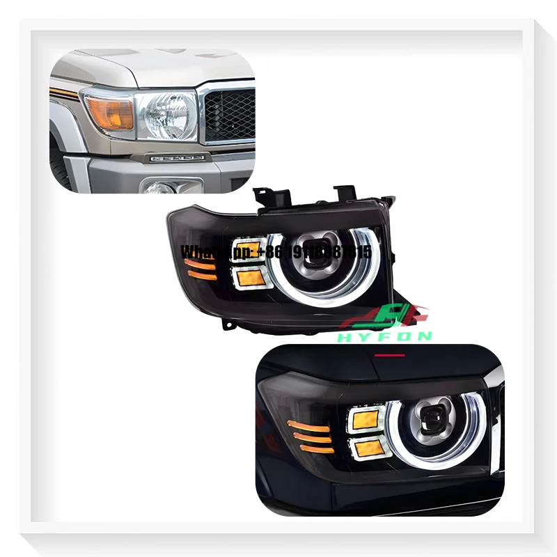 For Toyota Landcruiser Land Cruiser LC70 LC71 LC76 LC78 LC79 2006-2023 Upgrade Full LED Headlight Assembly Plug and Play
For Toyota Landcruiser Land Cruiser LC70 LC71 LC76 LC78 LC79 2006-2023 Upgrade Full LED Headlight Assembly Plug and Play