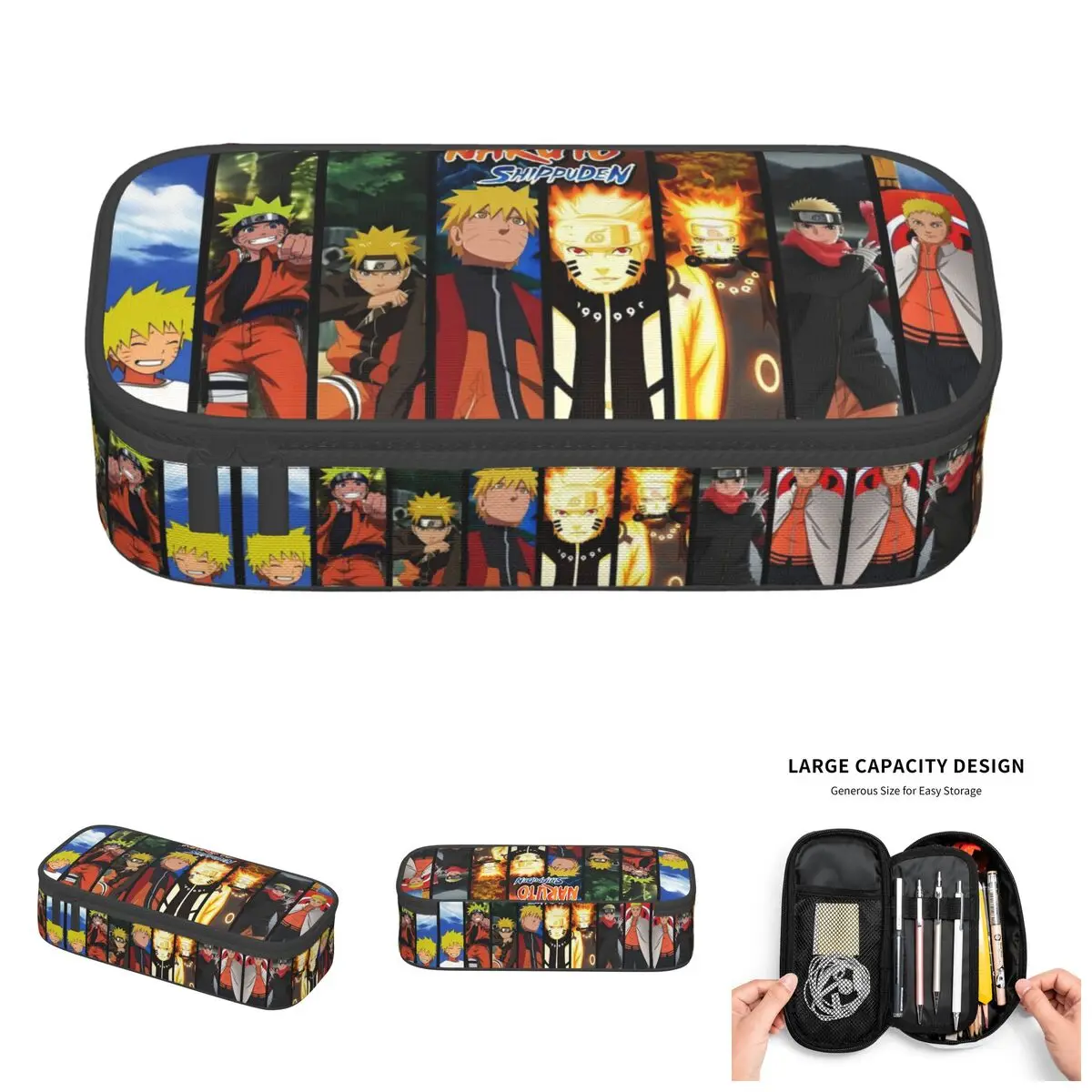 N-Naruto Japane Anime Cute Pencil Case Boy Girl Large Capacity TV Manga Series Pencil Box School Accessories
N-Naruto Japane Anime Cute Pencil Case Boy Girl Large Capacity TV Manga Series Pencil Box School Accessories