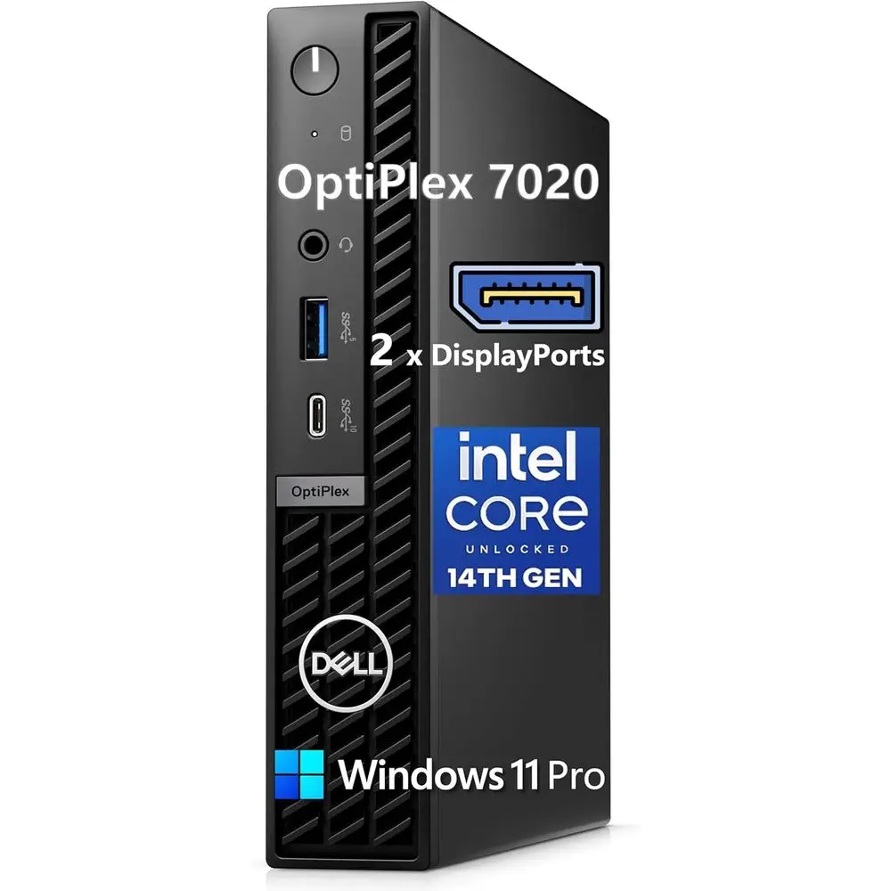 Высокопроизводительный мини-ПК OptiPlex для бизнеса, процессор 14-го поколения i3-14100T, 32 ГБ ОЗУ, 1 ТБ PCIe SSD, Wi-Fi 6E, поддержка трех мониторов (HDMI+2D)
Высокопроизводительный мини-ПК OptiPlex для бизнеса, процессор 14-го поколения i3-14100T, 32 ГБ ОЗУ, 1 ТБ PCIe SSD, Wi-Fi 6E, поддержка трех мониторов (HDMI+2D)