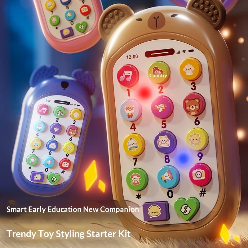Children's puzzle can bite early education simulation toys mobile phone music baby baby boy and girl sleeping phone
Children's puzzle can bite early education simulation toys mobile phone music baby baby boy and girl sleeping phone