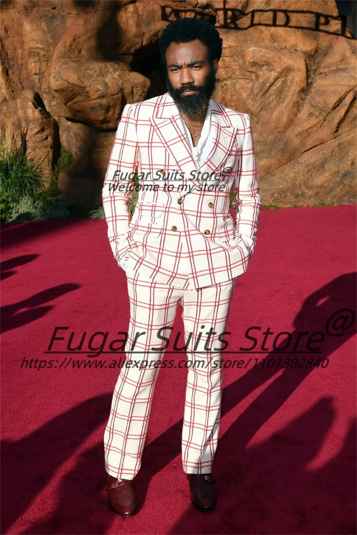 Business Double Breasted Plaid Men Suits Customized Slim Fit Peak Lapel Groom Wedding Tuxedos 2 Pieces Sets Male Prom Blazers
Business Double Breasted Plaid Men Suits Customized Slim Fit Peak Lapel Groom Wedding Tuxedos 2 Pieces Sets Male Prom Blazers