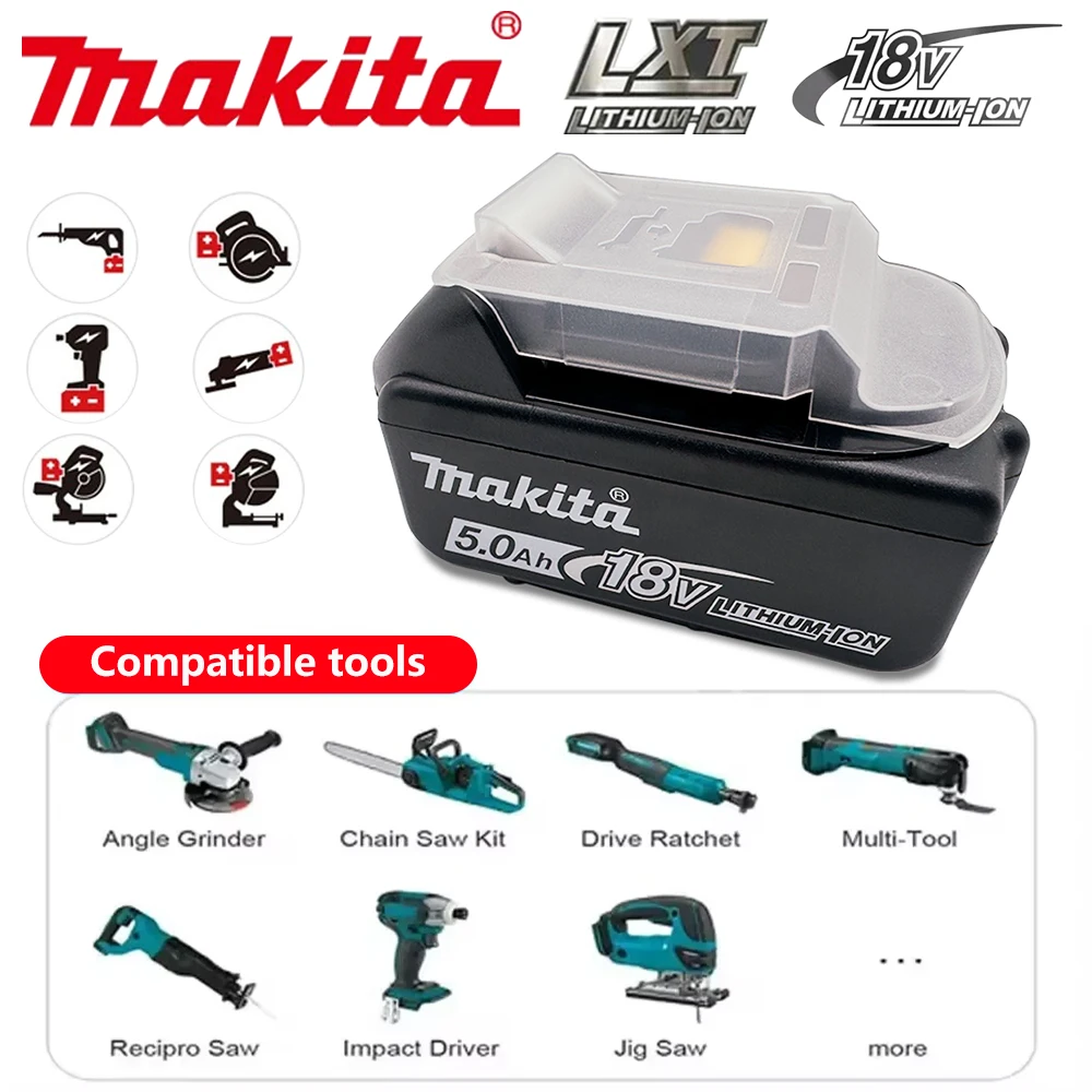 Original Makita 6Ah/5Ah/3Ah 18V Battery BL1840 BL1830B BL1850B BL1850 BL1860 BL1815 Replacement Lithium Battery
Original Makita 6Ah/5Ah/3Ah 18V Battery BL1840 BL1830B BL1850B BL1850 BL1860 BL1815 Replacement Lithium Battery