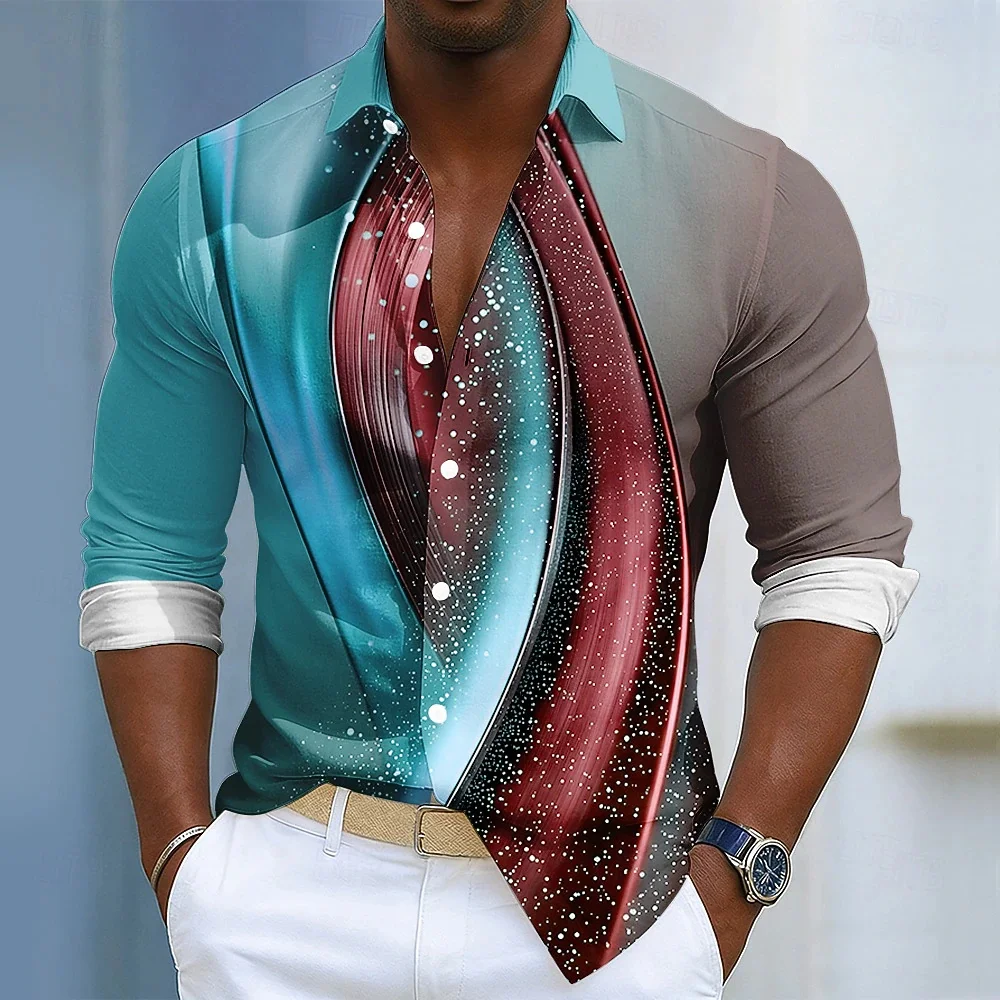 New Gilded Fluid Marble Starry Sky Composite 3D Printed Long Sleeve Shirt Smooth Satin Collar Men's Top Clothing
New Gilded Fluid Marble Starry Sky Composite 3D Printed Long Sleeve Shirt Smooth Satin Collar Men's Top Clothing