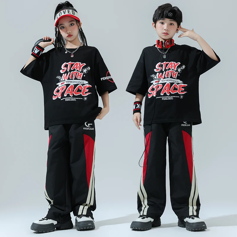 Fashion Kids Hiphop Dance Clothes Set Unisex Child Hip-hop Dance Suit T-shirt + Pants Tracksuit Outfit Streetwear for Boys Girls
Fashion Kids Hiphop Dance Clothes Set Unisex Child Hip-hop Dance Suit T-shirt + Pants Tracksuit Outfit Streetwear for Boys Girls