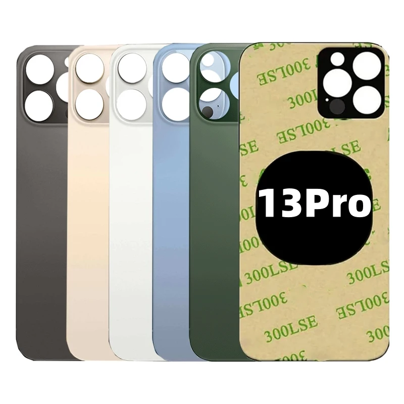 For iPhone 13 Pro Back Glass Panel Battery Cover Replacement parts optimal Big Hole Camera Rear Door Housing Case Bezel+Adhesive
For iPhone 13 Pro Back Glass Panel Battery Cover Replacement parts optimal Big Hole Camera Rear Door Housing Case Bezel+Adhesive