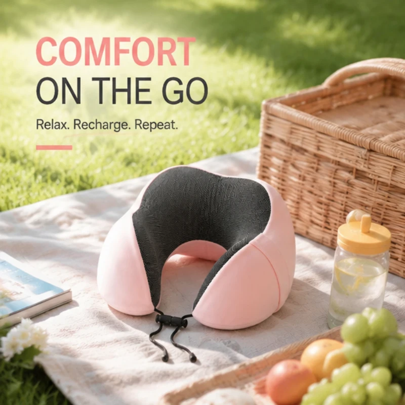 Breathable U Shape Memory Foam Neck Pillow Compact Portable Support Cushion For Plane Drive Road Trip Office Daily Relax Breaks
Breathable U Shape Memory Foam Neck Pillow Compact Portable Support Cushion For Plane Drive Road Trip Office Daily Relax Breaks