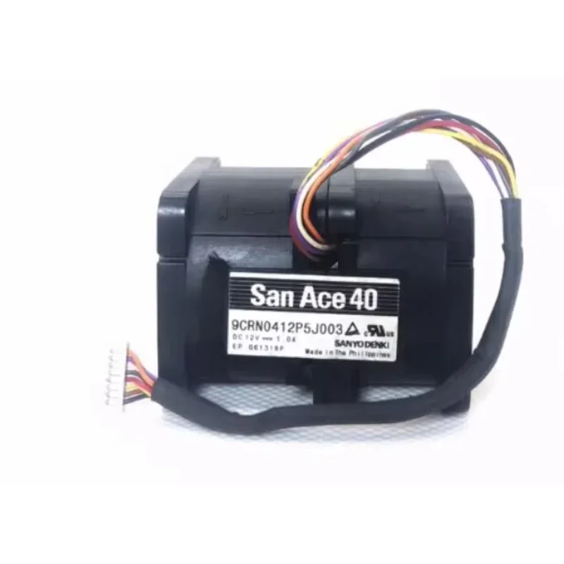 9CRN0412P5J003 DC 12V 1.0A 40x40x56mm 8-Wire Server Cooling Fan
9CRN0412P5J003 DC 12V 1.0A 40x40x56mm 8-Wire Server Cooling Fan