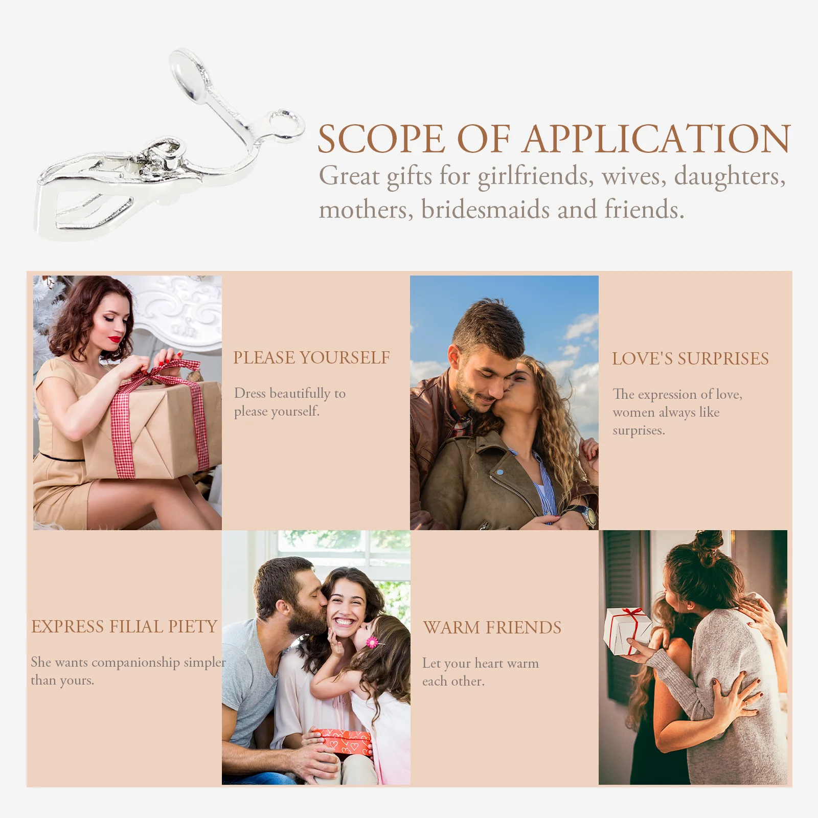 50Pcs Non-Pierced Earring Bases Easy DIY Earring Accessories Safe Ear Clips for Girlfriend Wife Mother Gifts Safe Ear Clips
50Pcs Non-Pierced Earring Bases Easy DIY Earring Accessories Safe Ear Clips for Girlfriend Wife Mother Gifts Safe Ear Clips