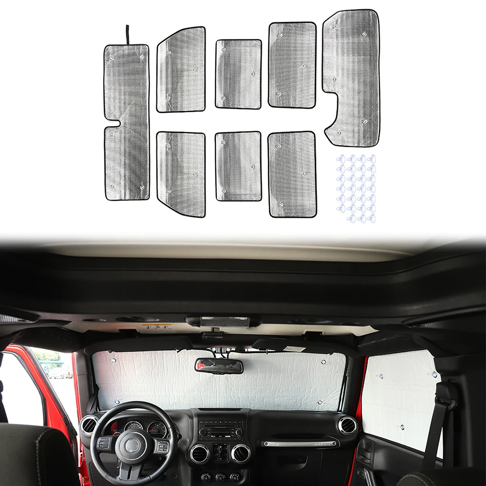 JK Front Rear Window Sunshade Cover Sun Visor Protector Anti-UV Insulation Pad for Jeep Wrangler 2007-2017 Car Inner Accessories
JK Front Rear Window Sunshade Cover Sun Visor Protector Anti-UV Insulation Pad for Jeep Wrangler 2007-2017 Car Inner Accessories
