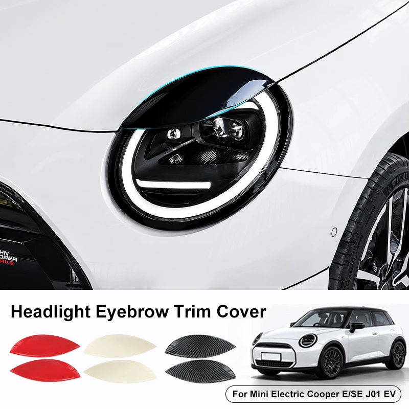 For Mini Electric Cooper E/SE J01 EV 2024-2026 ABS Glossy and Matt Black Color Angry Eyelid Car Headlight Sticker Accessories
For Mini Electric Cooper E/SE J01 EV 2024-2026 ABS Glossy and Matt Black Color Angry Eyelid Car Headlight Sticker Accessories