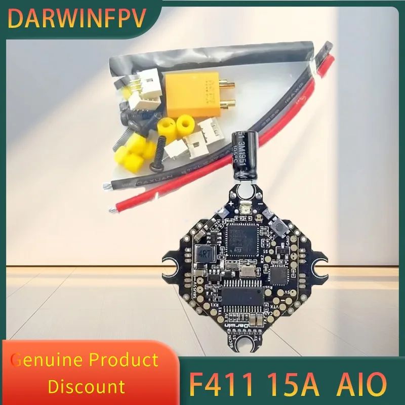 Контроллер полета DarwinFPV F411 AIO Whoop Blheli_S Betaflight F4 15A OSD BEC BL_S 1-3S 4In1 ESC для RC Drone FPV Racing
Контроллер полета DarwinFPV F411 AIO Whoop Blheli_S Betaflight F4 15A OSD BEC BL_S 1-3S 4In1 ESC для RC Drone FPV Racing
