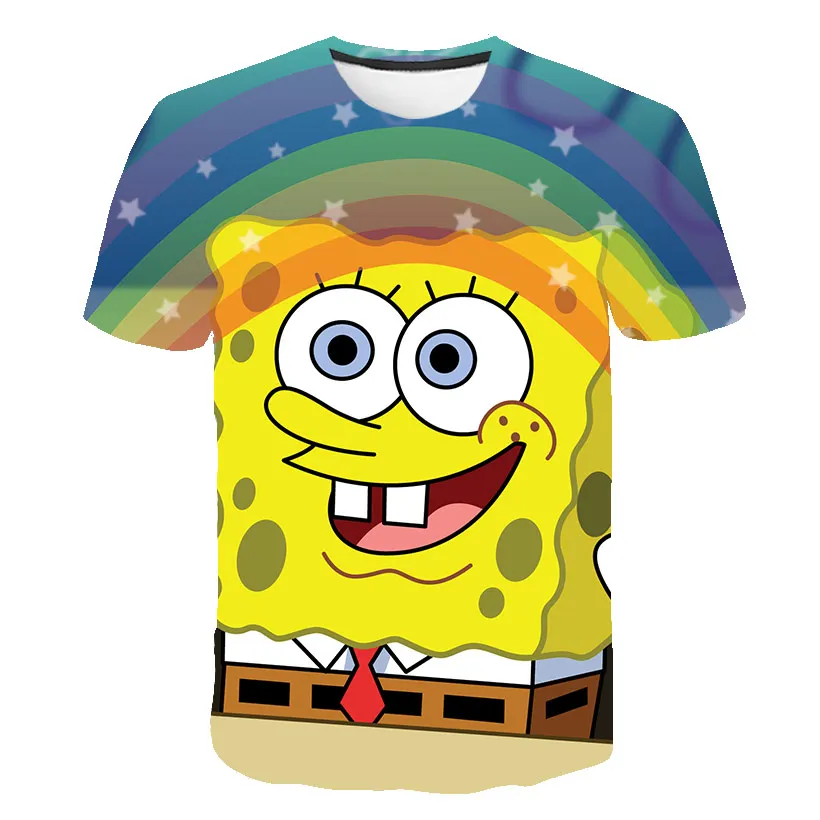 Potdemiel Cartoon Anime SpongeBob SquarePants Boys And Girls Top T-shirt Short Sleeved Boys Children Short Sleeved Quick Drying
Potdemiel Cartoon Anime SpongeBob SquarePants Boys And Girls Top T-shirt Short Sleeved Boys Children Short Sleeved Quick Drying