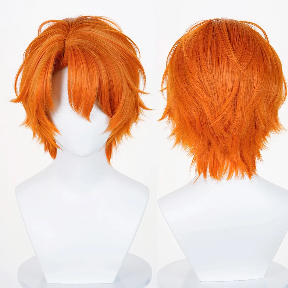 Orange Short Straight Synthetic Men Wigs Anime Game Cosplay Fluffy Wig Heat Resistant for Daily Party
Orange Short Straight Synthetic Men Wigs Anime Game Cosplay Fluffy Wig Heat Resistant for Daily Party