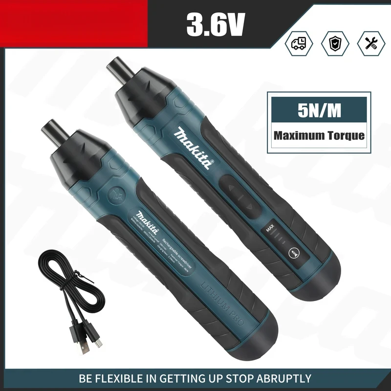 Industrial Grade Electric Screwdriver Adjustable Torque Rechargeable USB Cordless Electric Screw Driver Power Tool
Industrial Grade Electric Screwdriver Adjustable Torque Rechargeable USB Cordless Electric Screw Driver Power Tool