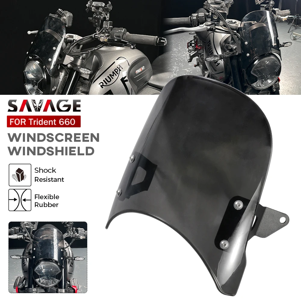 Motorcycle Windscreen For Trident 660 2022-2026 Headlight Fairing Airflow Deflector Wind Shield Screen Windshield Trident660
Motorcycle Windscreen For Trident 660 2022-2026 Headlight Fairing Airflow Deflector Wind Shield Screen Windshield Trident660