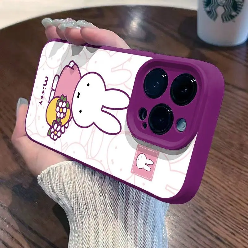 Miffy Cute Anime Cartoon Couples Kawaii Phone Case Attraction Holder Case Anti Fall for IPhone 17/16/15/14 Promax Gift for girls
Miffy Cute Anime Cartoon Couples Kawaii Phone Case Attraction Holder Case Anti Fall for IPhone 17/16/15/14 Promax Gift for girls