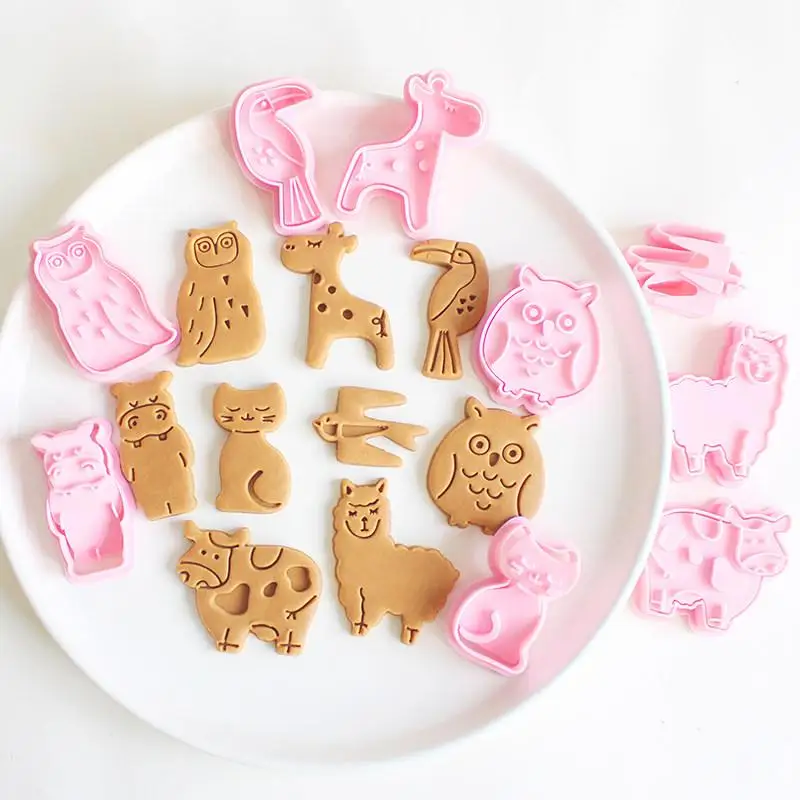 Zoo Animals Cookie Cutters Abstract Cute Biscuit Mold Stamp Kitchen Baking Pastry Bakeware Dessert Baking Supplies
Zoo Animals Cookie Cutters Abstract Cute Biscuit Mold Stamp Kitchen Baking Pastry Bakeware Dessert Baking Supplies