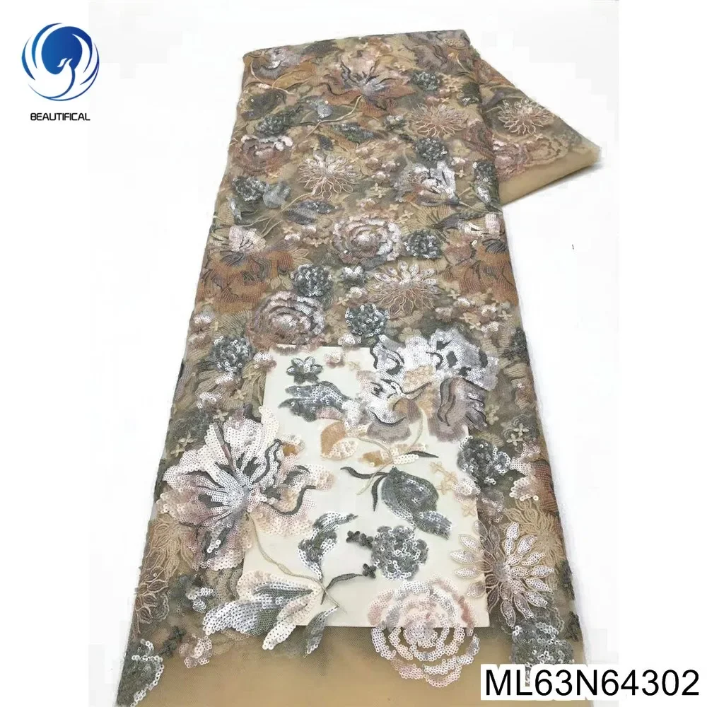 2025 New French Fine Tulle Lace Women's Banquet Dress Sewn From African Sequin Hand-beaded Embroidery Fabric ML63N643
2025 New French Fine Tulle Lace Women's Banquet Dress Sewn From African Sequin Hand-beaded Embroidery Fabric ML63N643
