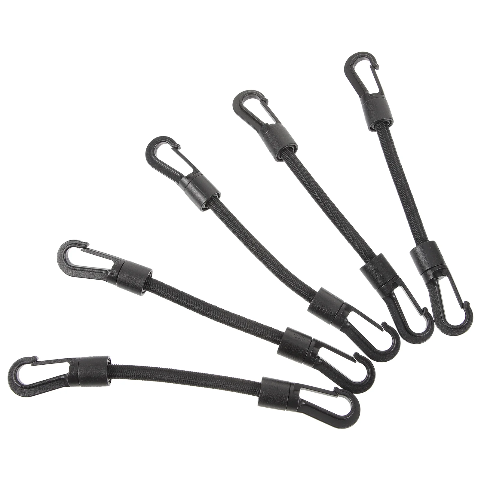 5 Pcs Elastic String Hook Bands for Exercise Kayak Rope Small Bike Multi-function Buckle Strap See Daily Use Tie down Travel
5 Pcs Elastic String Hook Bands for Exercise Kayak Rope Small Bike Multi-function Buckle Strap See Daily Use Tie down Travel