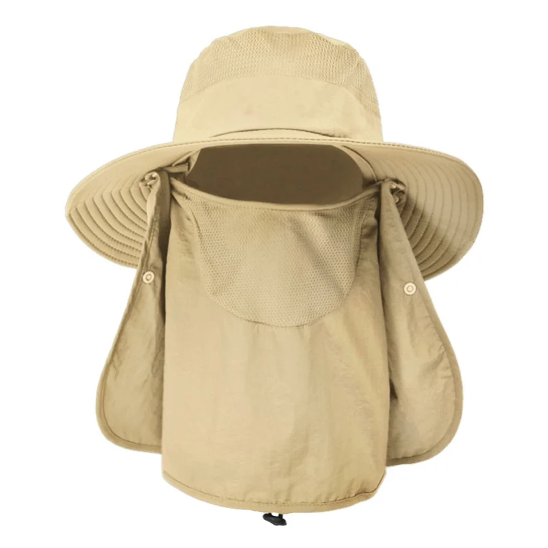 Sun Hat UV Protection Wide Brim Neck Flap Face Cover Multifunctional Cap for Hiking Fishing Beach
Sun Hat UV Protection Wide Brim Neck Flap Face Cover Multifunctional Cap for Hiking Fishing Beach