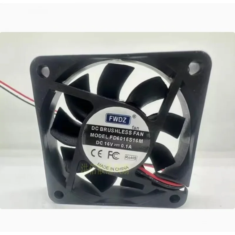 S+ FWDZ 6015 FD6015S16M DC16V 0.1A 60 * 15MM Silent Cooling Fan
S+ FWDZ 6015 FD6015S16M DC16V 0.1A 60 * 15MM Silent Cooling Fan