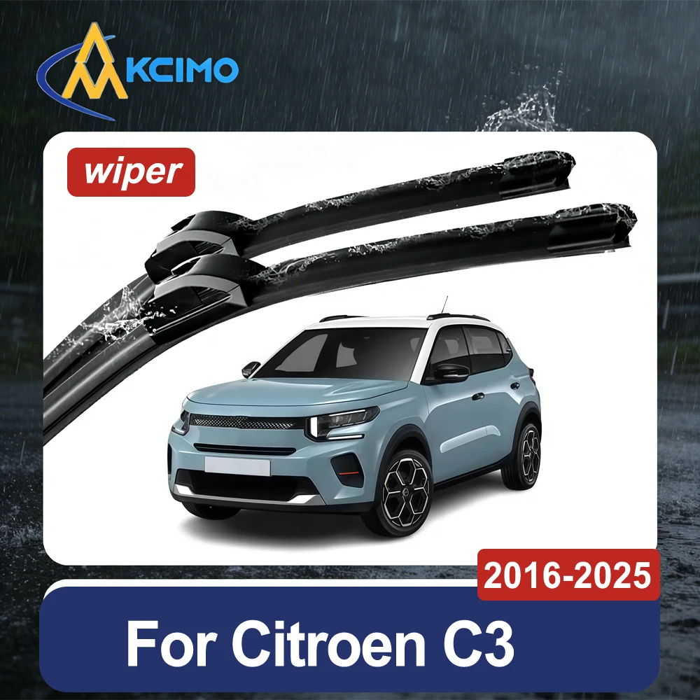 Premium Flat Wiper Set for Citroen C3 SX/SY 2016-2025 Front Pair Rubber Windshield Wipers Easy Installation
Premium Flat Wiper Set for Citroen C3 SX/SY 2016-2025 Front Pair Rubber Windshield Wipers Easy Installation