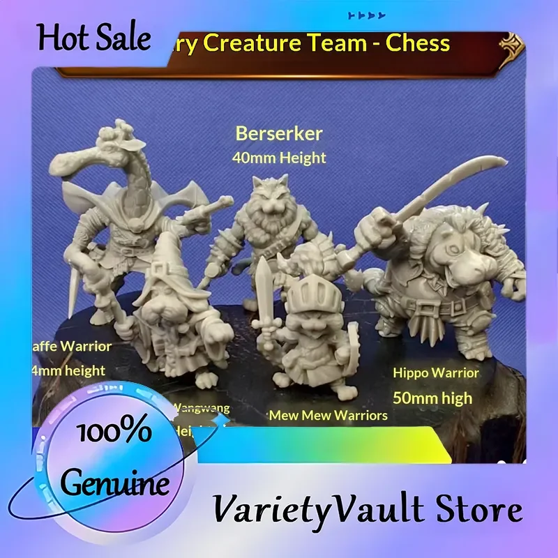 Фигурки животных из фэнтези-серии, напечатанные на 3D-принтере, без покраски, для фестиваля кроликов, 32-54 мм, для художников по D&D, Warhammer, Wargame
Фигурки животных из фэнтези-серии, напечатанные на 3D-принтере, без покраски, для фестиваля кроликов, 32-54 мм, для художников по D&D, Warhammer, Wargame