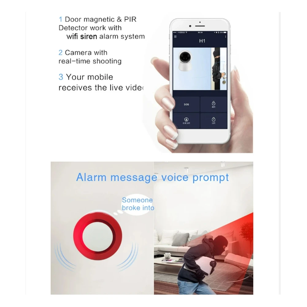 ABGI-Tuya умный датчик движения, двери, окна, комплект домашней охранной сигнализации, Wi-Fi, охранная сигнализация, датчик обнаружения человеческого тела
ABGI-Tuya умный датчик движения, двери, окна, комплект домашней охранной сигнализации, Wi-Fi, охранная сигнализация, датчик обнаружения человеческого тела