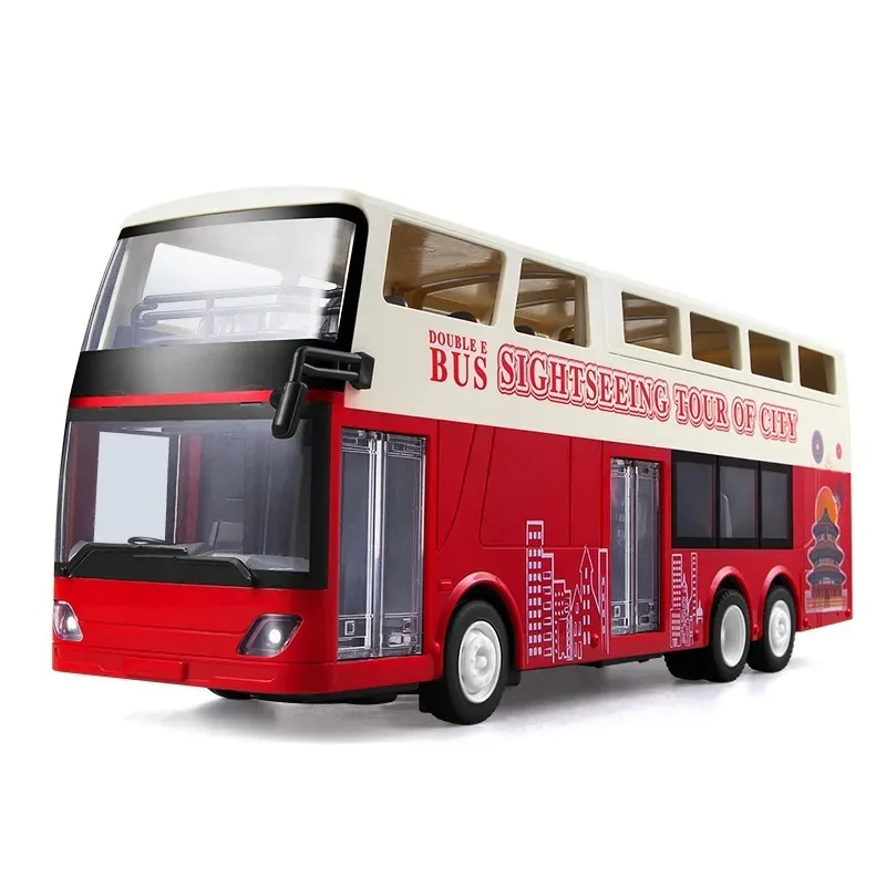 Remote control double-decker tourist bus, children's electric door-opening bus, bus model toys
Remote control double-decker tourist bus, children's electric door-opening bus, bus model toys