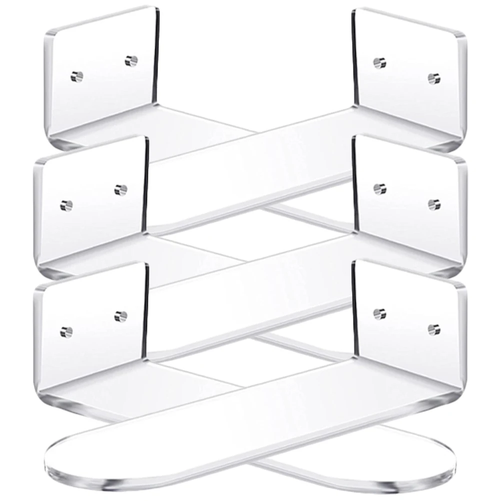 6pcs Floating Shoe Rack Acrylic Display Shelves Hanging Shoes Rounded Edges Wall Sneakers Stand Clear Shelf Shoe Storage
6pcs Floating Shoe Rack Acrylic Display Shelves Hanging Shoes Rounded Edges Wall Sneakers Stand Clear Shelf Shoe Storage