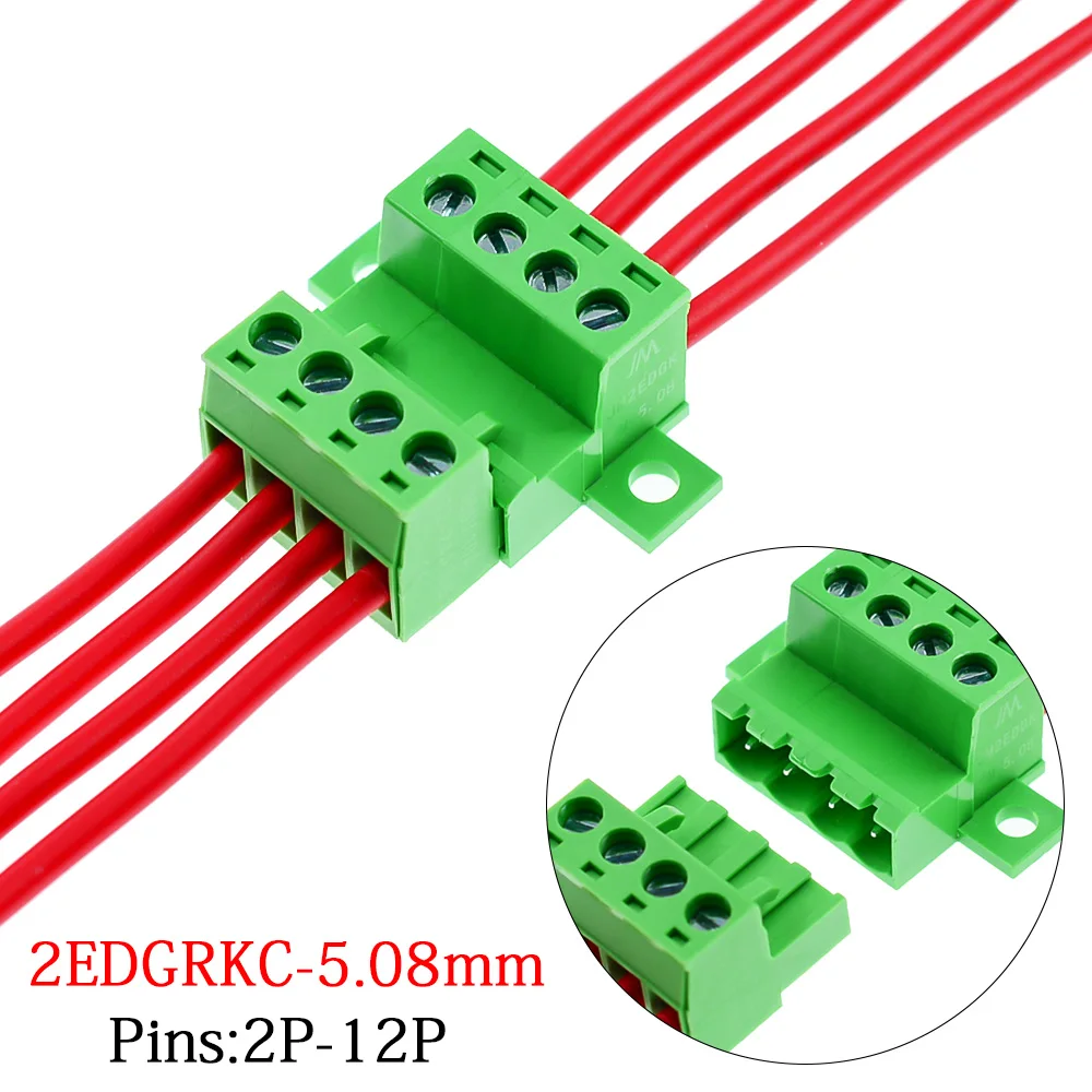 1Sets solderless docking type 2EDGRKC 5.08MM screw terminal block connector PCB plug-in type 2edg type green terminal block
1Sets solderless docking type 2EDGRKC 5.08MM screw terminal block connector PCB plug-in type 2edg type green terminal block