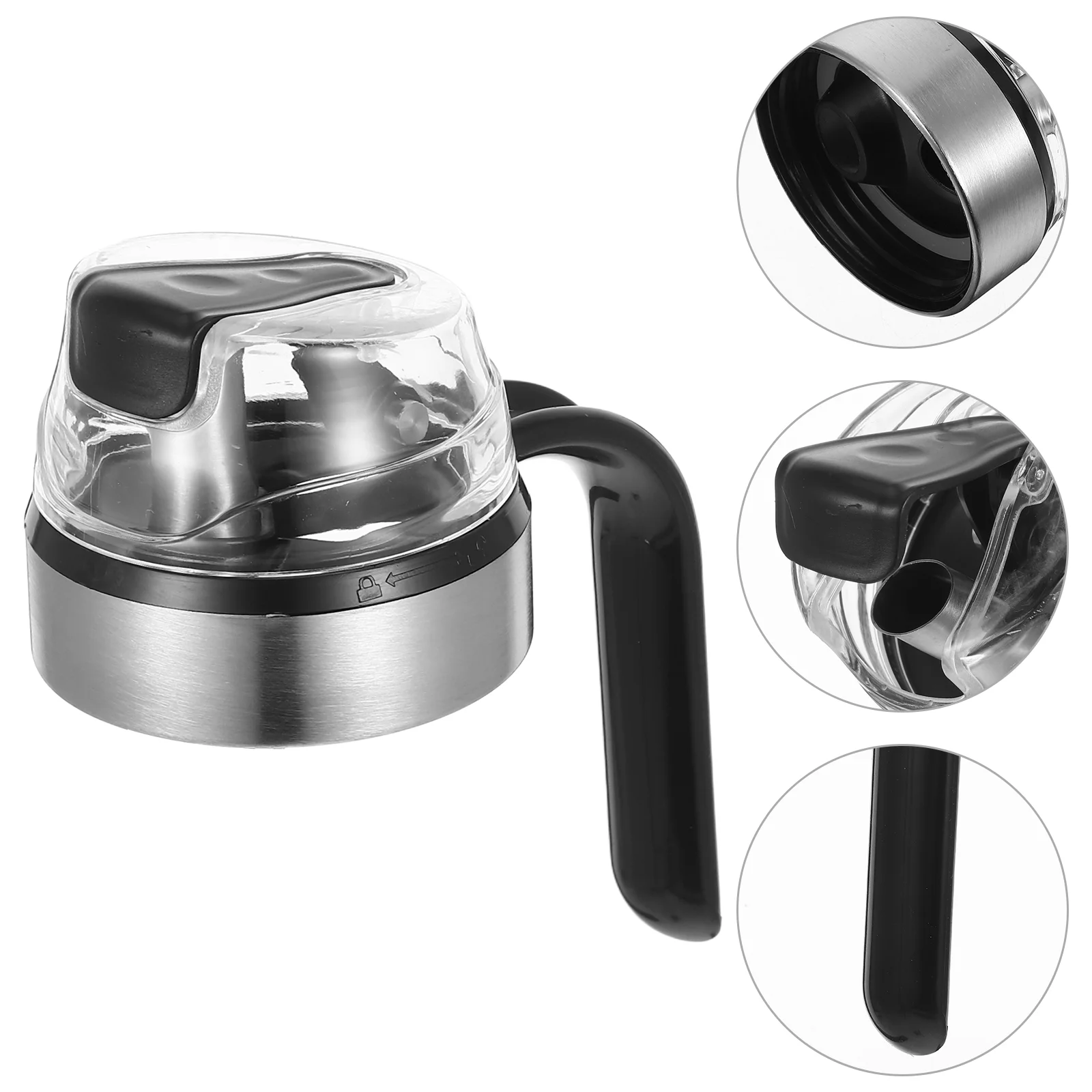 Oil Can Lid Automatic Bottle Opener Essential Cap Dispenser Cover Stainless Steel
Oil Can Lid Automatic Bottle Opener Essential Cap Dispenser Cover Stainless Steel