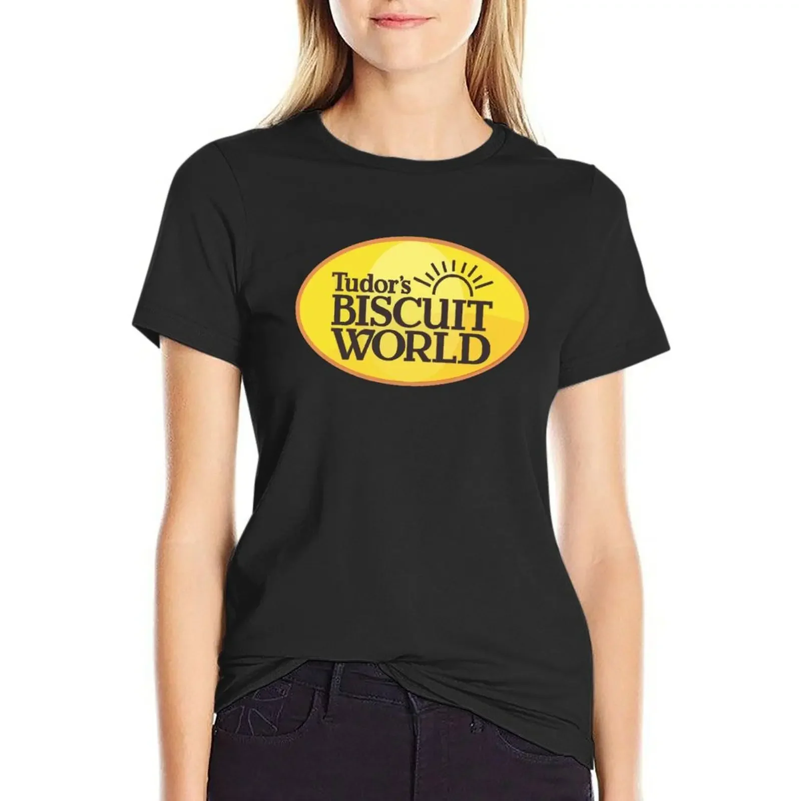 Resto Tudor's Biscuit World T-Shirt Short sleeve tee customs plus sizes Women t-shirts
Resto Tudor's Biscuit World T-Shirt Short sleeve tee customs plus sizes Women t-shirts