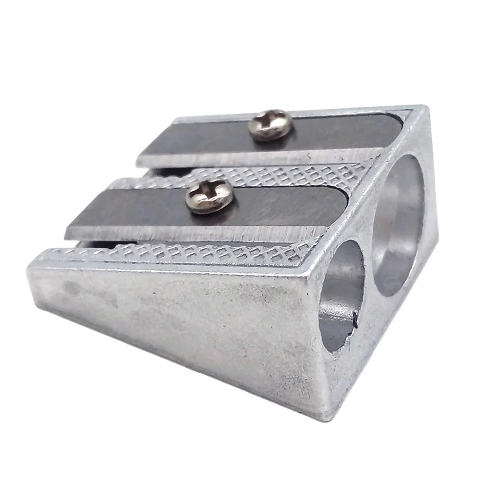 24Pcs Mini Stainless Steel Pencil Sharpener Double Hole Bevel Design School Supplies Kids Stationery Fast Efficient Sharpening
24Pcs Mini Stainless Steel Pencil Sharpener Double Hole Bevel Design School Supplies Kids Stationery Fast Efficient Sharpening
