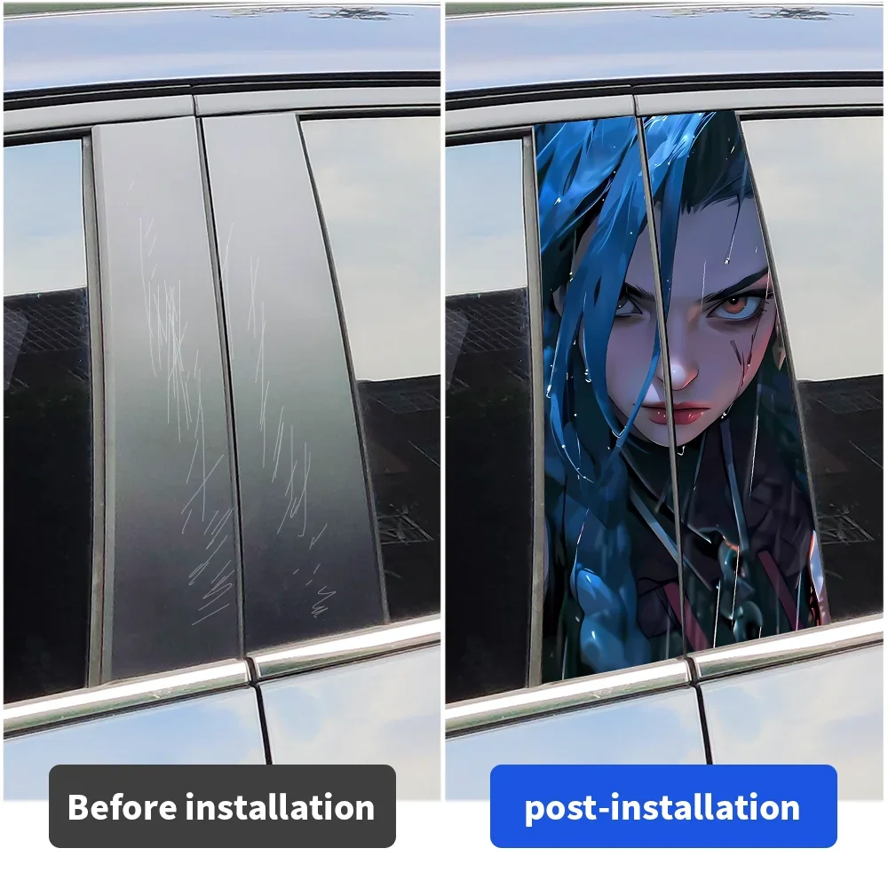 Anime Jinx Auto B-pillar Car Center Column Decoration Cover Scratches Waterproof Sunscreen Vinyl Decals Car Sticker Accessories
Anime Jinx Auto B-pillar Car Center Column Decoration Cover Scratches Waterproof Sunscreen Vinyl Decals Car Sticker Accessories