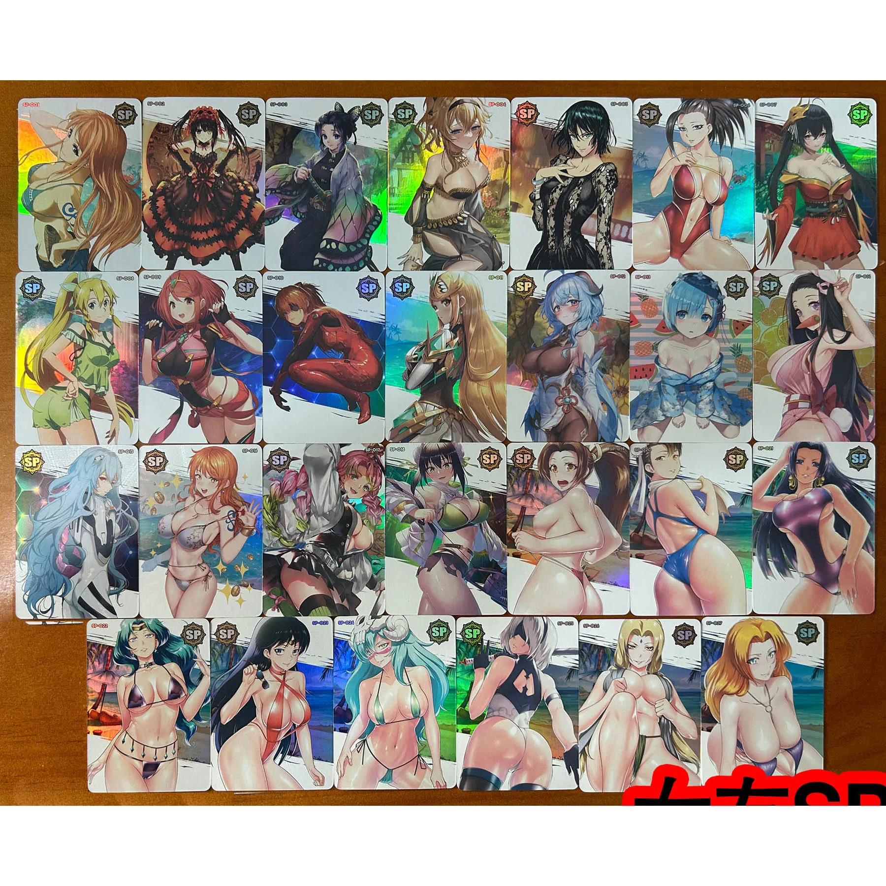 63X88 мм 27 шт./компл. Diy Self Made Goddess Story Nami Rem Коллекционная карта Цветная вспышка Tatsumaki Ganyu Tsunade Аниме-карта Подарочная игрушка
63X88 мм 27 шт./компл. Diy Self Made Goddess Story Nami Rem Коллекционная карта Цветная вспышка Tatsumaki Ganyu Tsunade Аниме-карта Подарочная игрушка