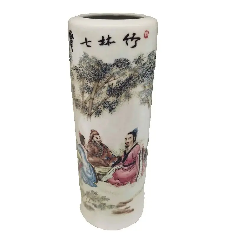 Chinese Old Porcelain Vase Pastel Character Story Pattern Collectible Antique Decorative Home Decor
Chinese Old Porcelain Vase Pastel Character Story Pattern Collectible Antique Decorative Home Decor