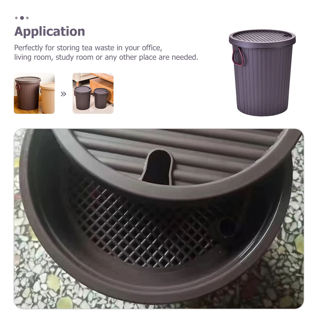 Tea Trash Can Residue Garbage Cover Waste Basket Plastic Bucket Strainers Drip Bowls Drainage Office Home Kitchen Lid Storage
Tea Trash Can Residue Garbage Cover Waste Basket Plastic Bucket Strainers Drip Bowls Drainage Office Home Kitchen Lid Storage