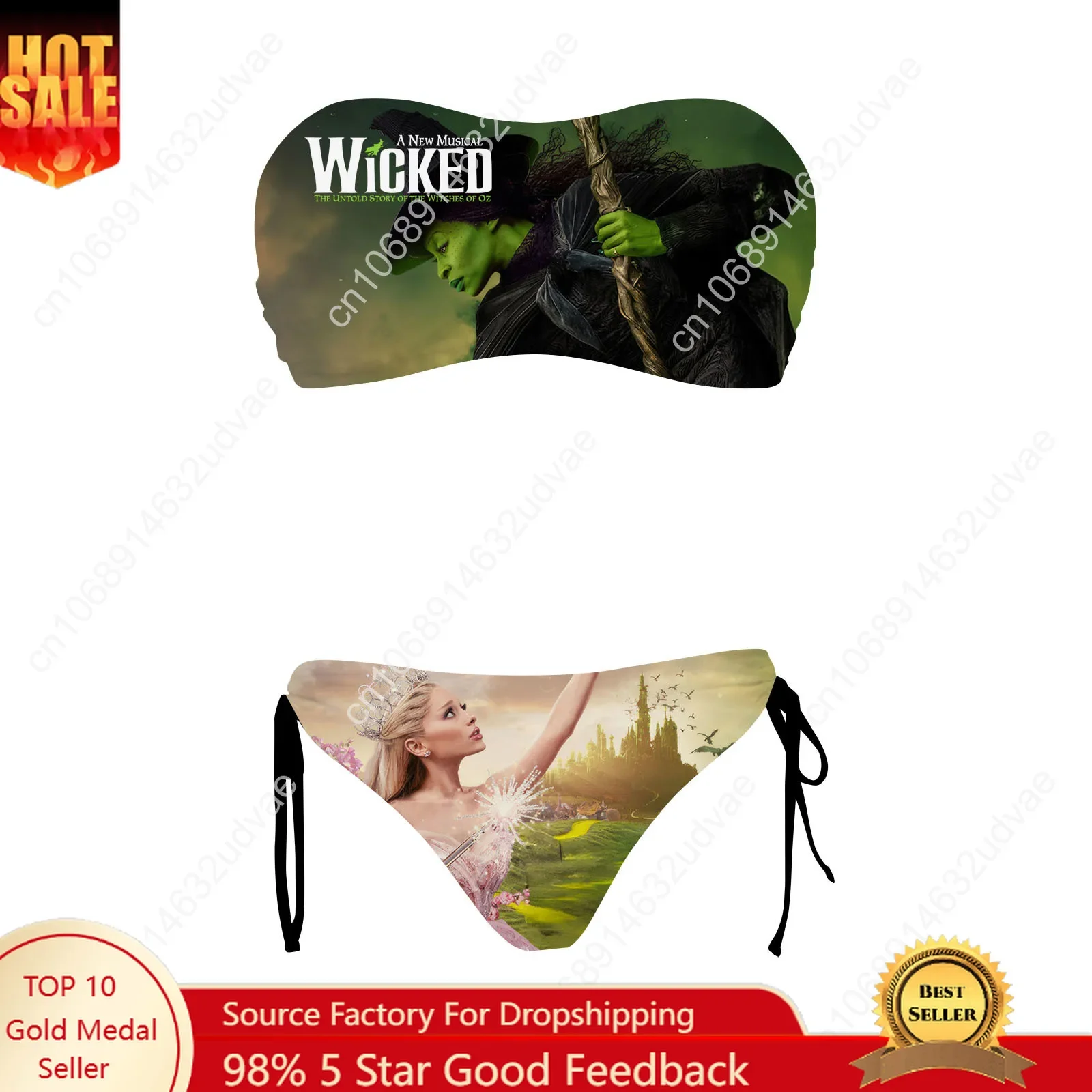 Купальник WICKED He Musical Elphaba, женский, из двух частей, на завязках, индивидуальный пошив, бикини, пляжная одежда на заказ
Купальник WICKED He Musical Elphaba, женский, из двух частей, на завязках, индивидуальный пошив, бикини, пляжная одежда на заказ