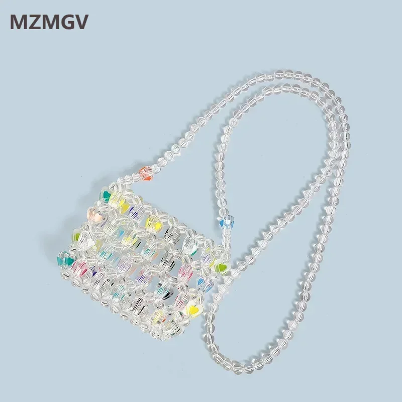 Trend Transparent Acrylic Beaded Crossbody Bag for Women 2025 Fashion Candy Color Heart Shape Mini Evening Lipstick Pouch
Trend Transparent Acrylic Beaded Crossbody Bag for Women 2025 Fashion Candy Color Heart Shape Mini Evening Lipstick Pouch