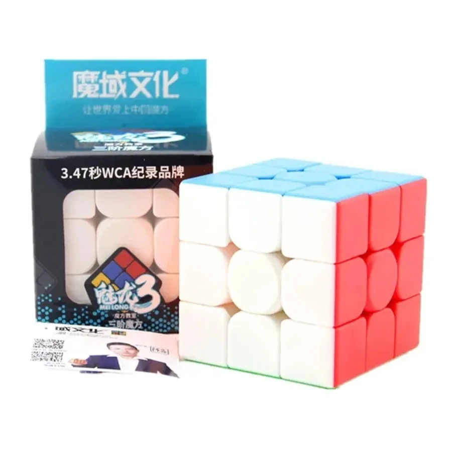 Moyu Cubing Classroom Meilong 3/3C 3x3 Magic Stickerless 3 Layers Speed Magic Cube Professional Puzzle Toys for Children
Moyu Cubing Classroom Meilong 3/3C 3x3 Magic Stickerless 3 Layers Speed Magic Cube Professional Puzzle Toys for Children