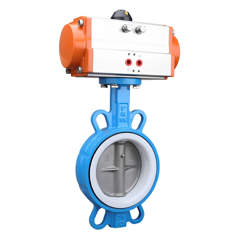 DN50/65/80/100/125-300 Pneumatic Butterfly Valve D671X-10/16 Double Clamp Spherical Lnk 304 Stainless Steel Quick Close Valve
DN50/65/80/100/125-300 Pneumatic Butterfly Valve D671X-10/16 Double Clamp Spherical Lnk 304 Stainless Steel Quick Close Valve