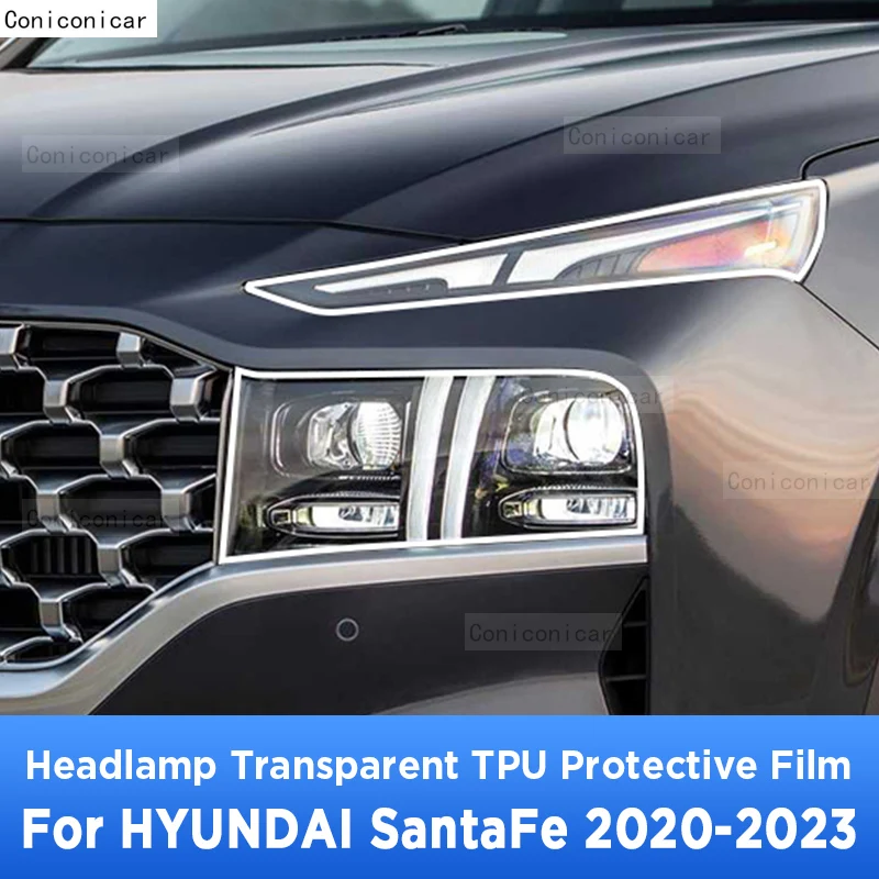 For HYUNDAI SANTAFE 2020-2023 Car Exterior Headlight Anti-scratch Front Lamp Transparent TPU Protective Film Sticker Accessories
For HYUNDAI SANTAFE 2020-2023 Car Exterior Headlight Anti-scratch Front Lamp Transparent TPU Protective Film Sticker Accessories