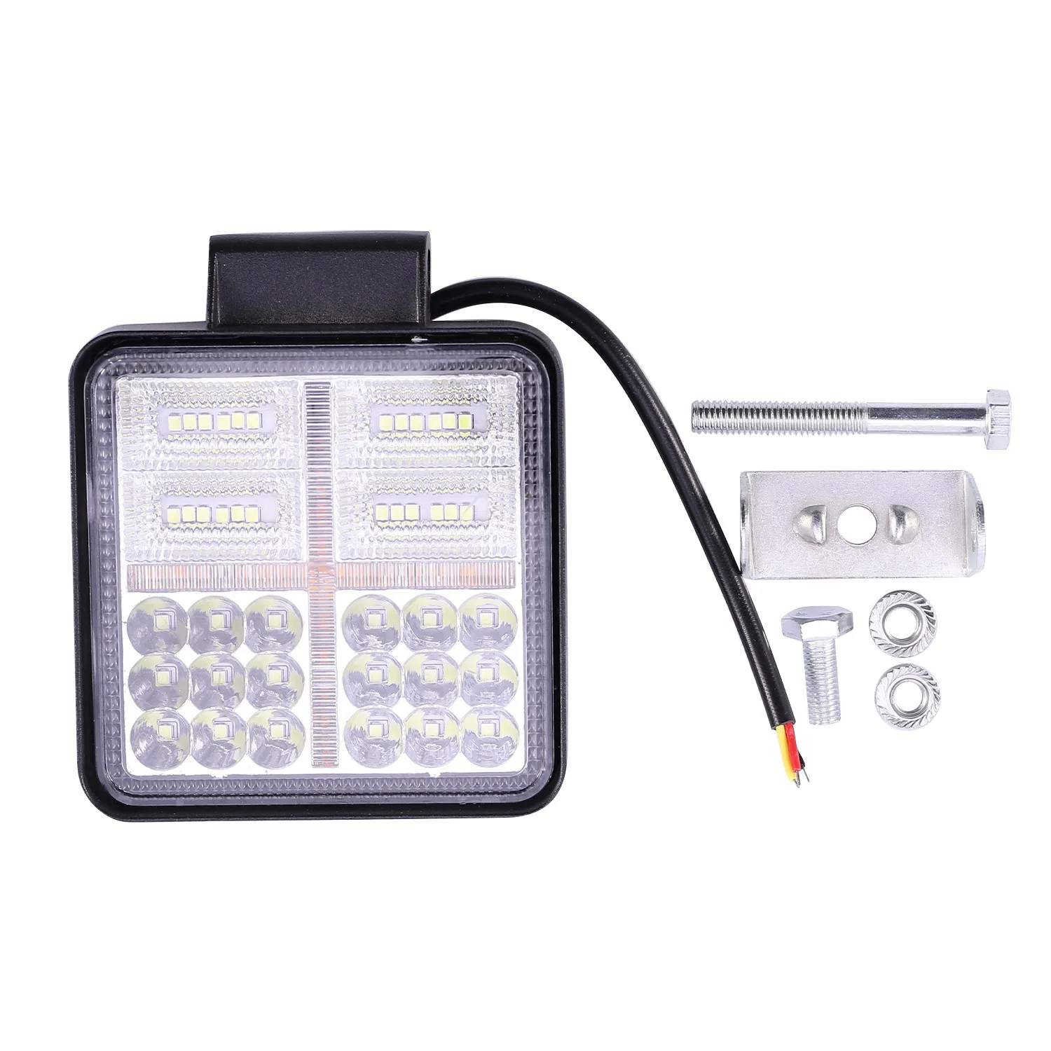 Led Light Bar, 4 Inch Square 162W Waterproof Led Work Light, For Jeep Off-Road Light Bar, Driving Fog Light With Mounting
Led Light Bar, 4 Inch Square 162W Waterproof Led Work Light, For Jeep Off-Road Light Bar, Driving Fog Light With Mounting