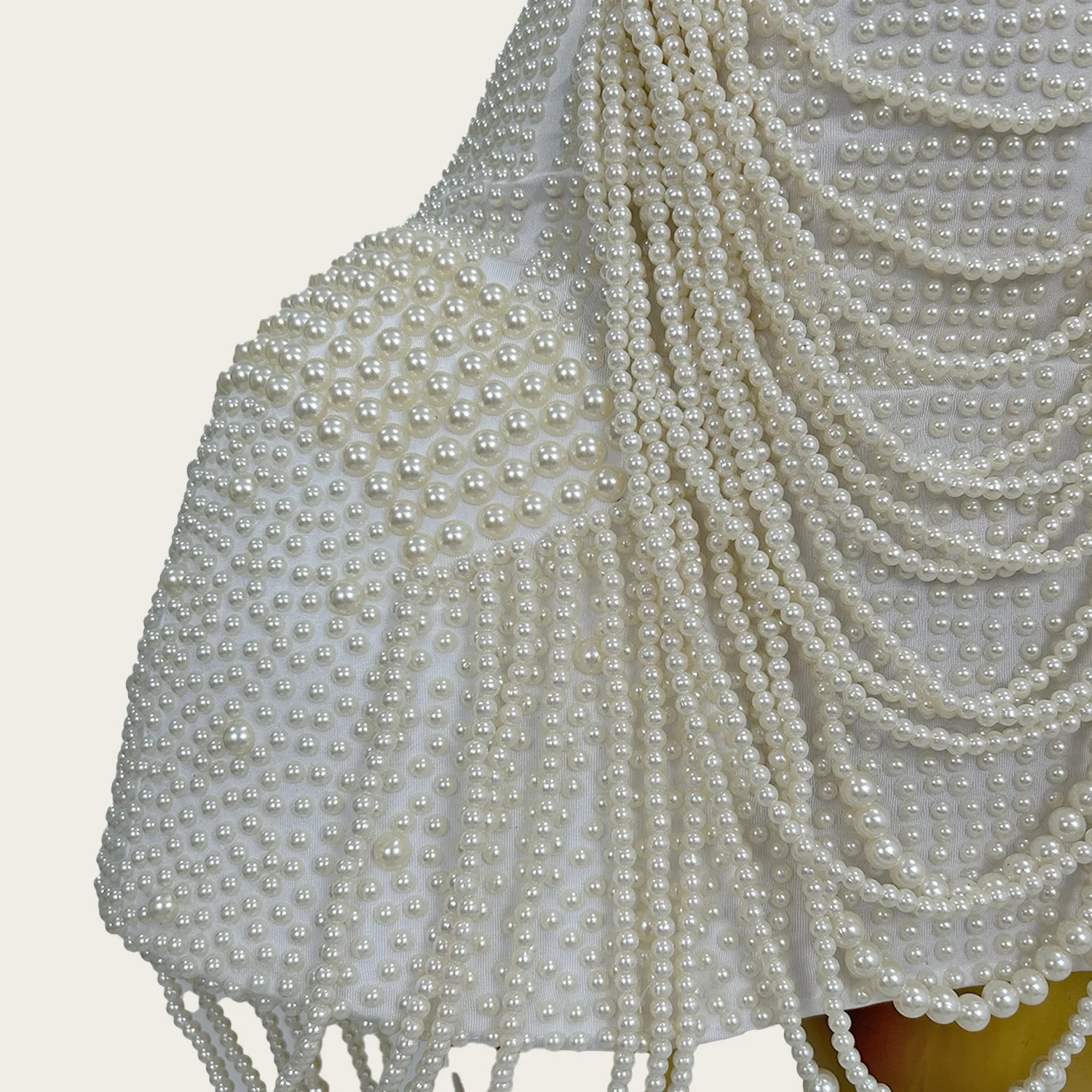 Elegant White Pearls Cocktail Dress Beading Chains Mini Short Dress Luxury Designer Party Outfit Night Out Club Sexy Wear Baizhu
Elegant White Pearls Cocktail Dress Beading Chains Mini Short Dress Luxury Designer Party Outfit Night Out Club Sexy Wear Baizhu